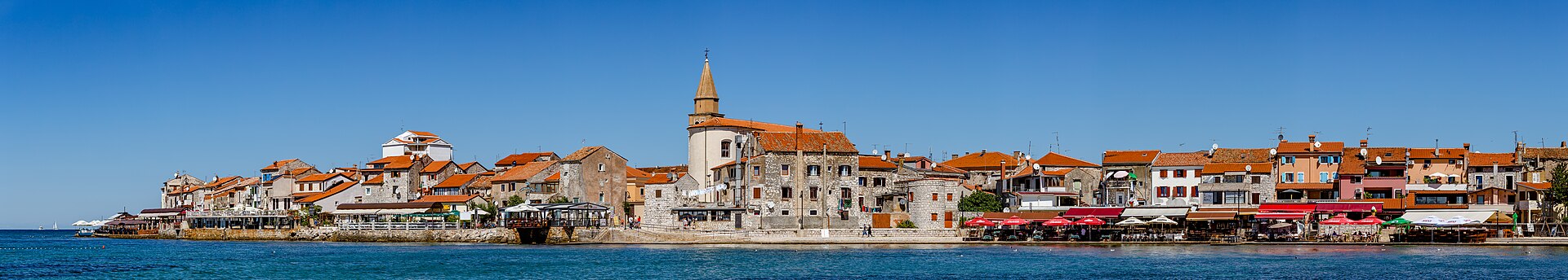 Panorama of Umag , Istria , Croatia