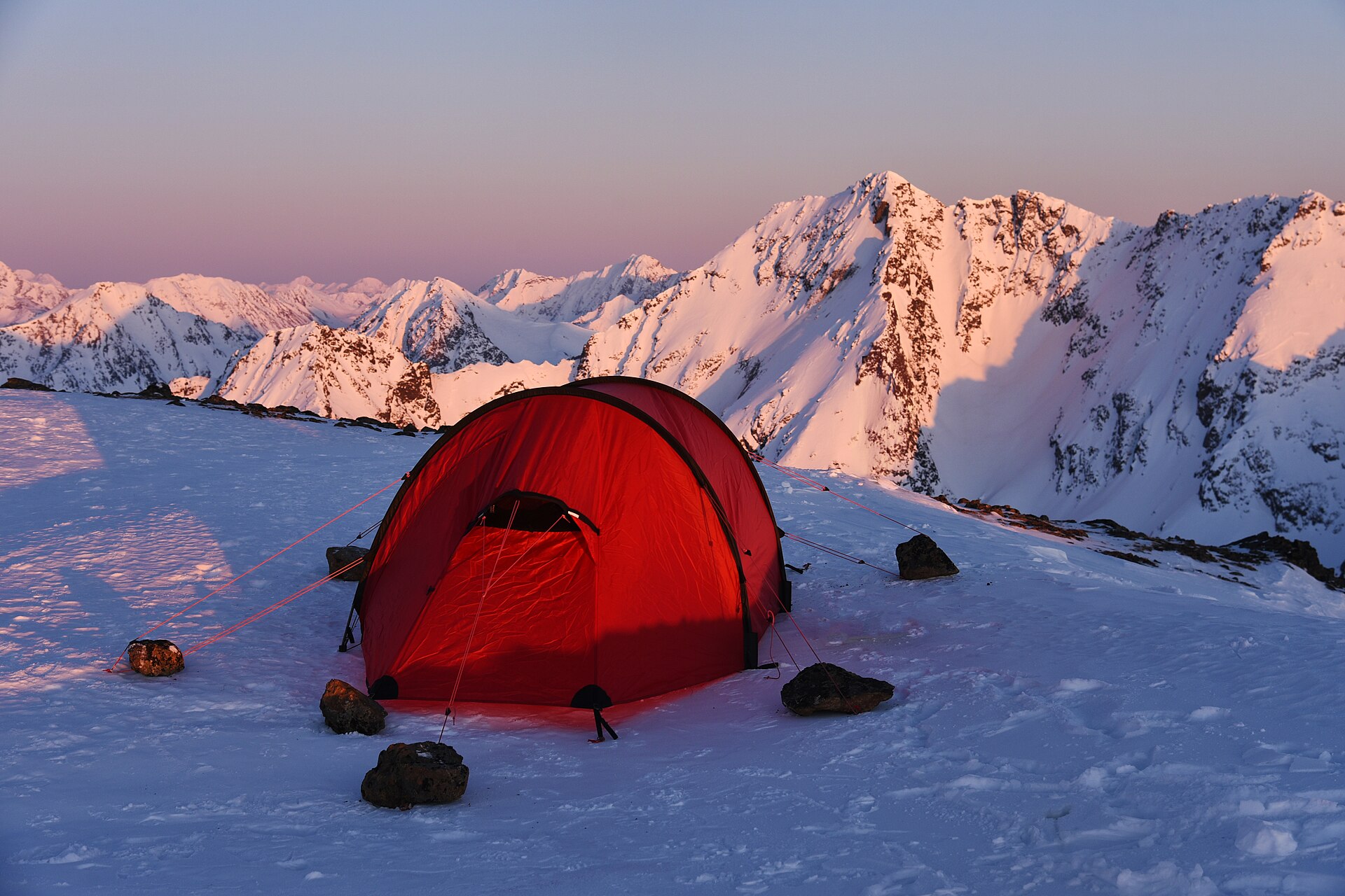Flattop is the most popular mountain to climb in Alaska, so in the summer months it would be a very busy and strange place to camp