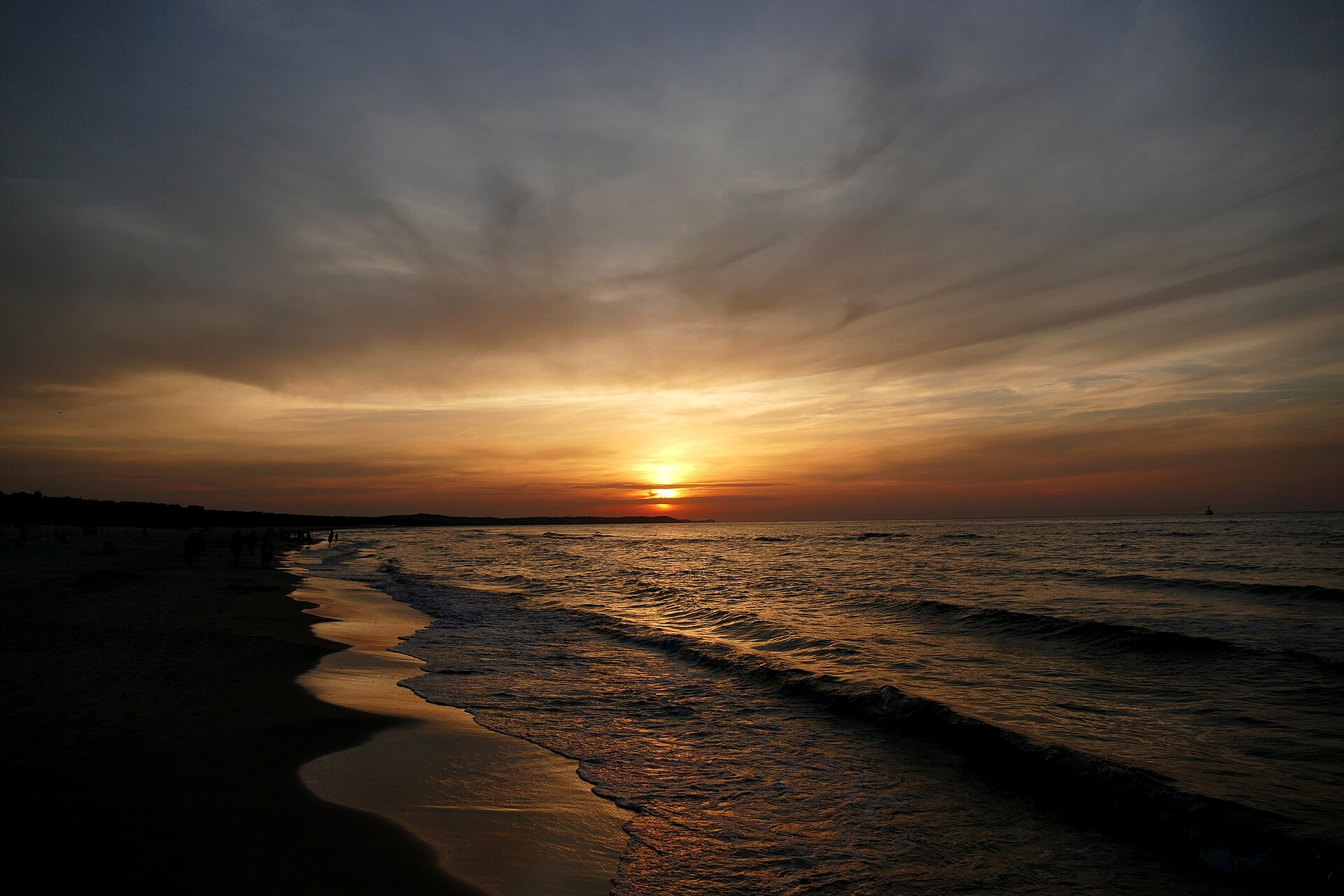 Naturpark Usedom - Strand der Kaiserbäder - Sonnenuntergang
