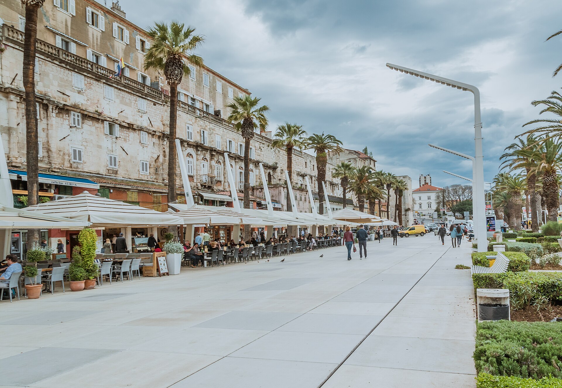Riva in Split Old Town Croatia