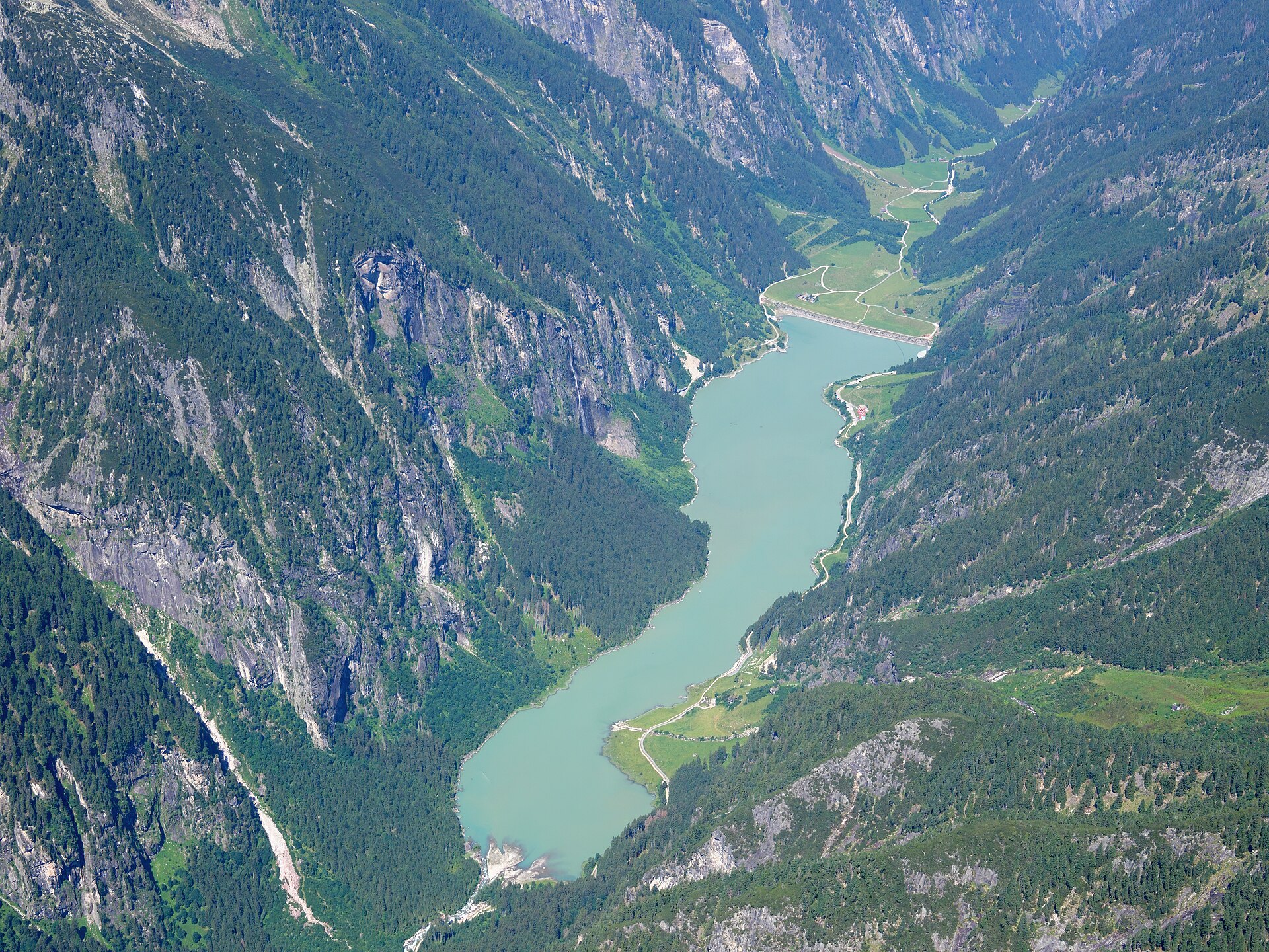 Aerial image of Speicher Stillup (view from the southeast)