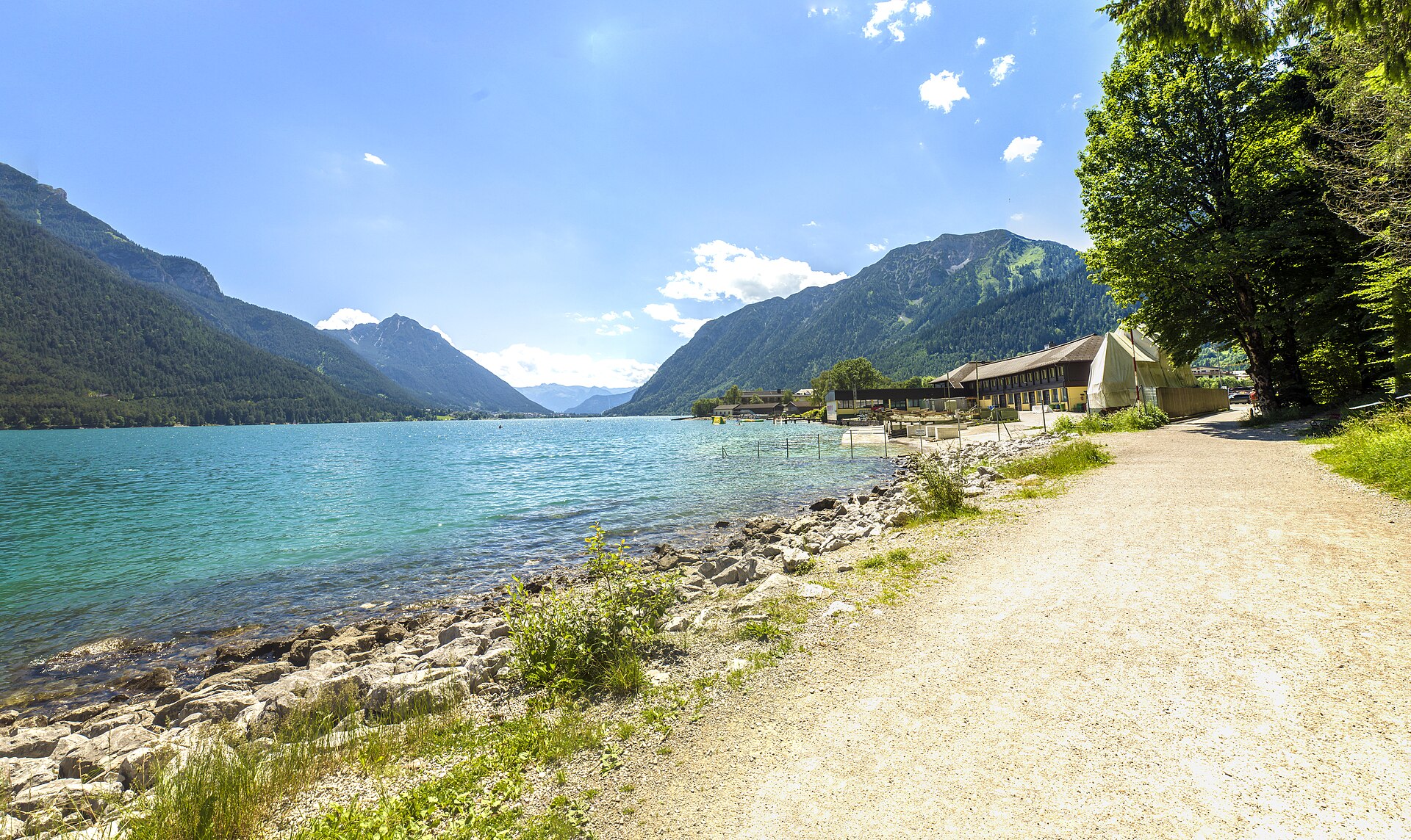 Achensee nördlich von Pertisau