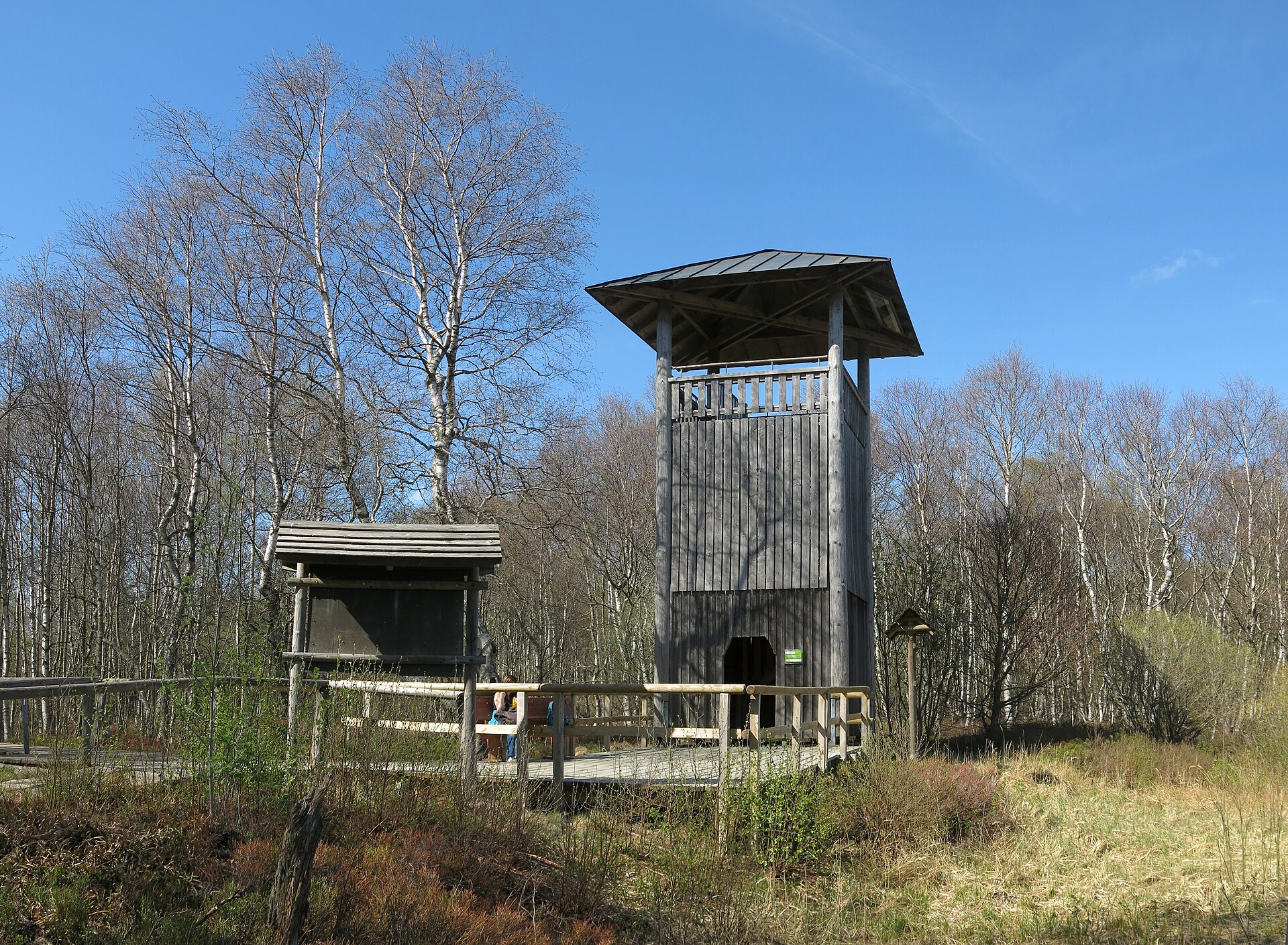 Observation tower in the Red Moor (Rhön)